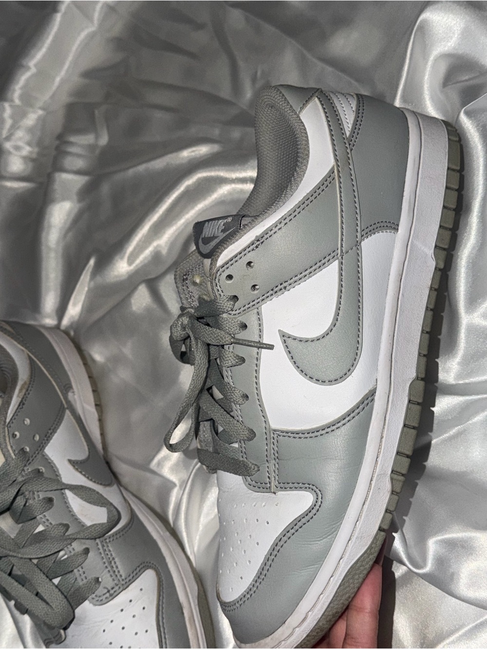 Nike Men’s Low-Top Sneakers - Gray & White